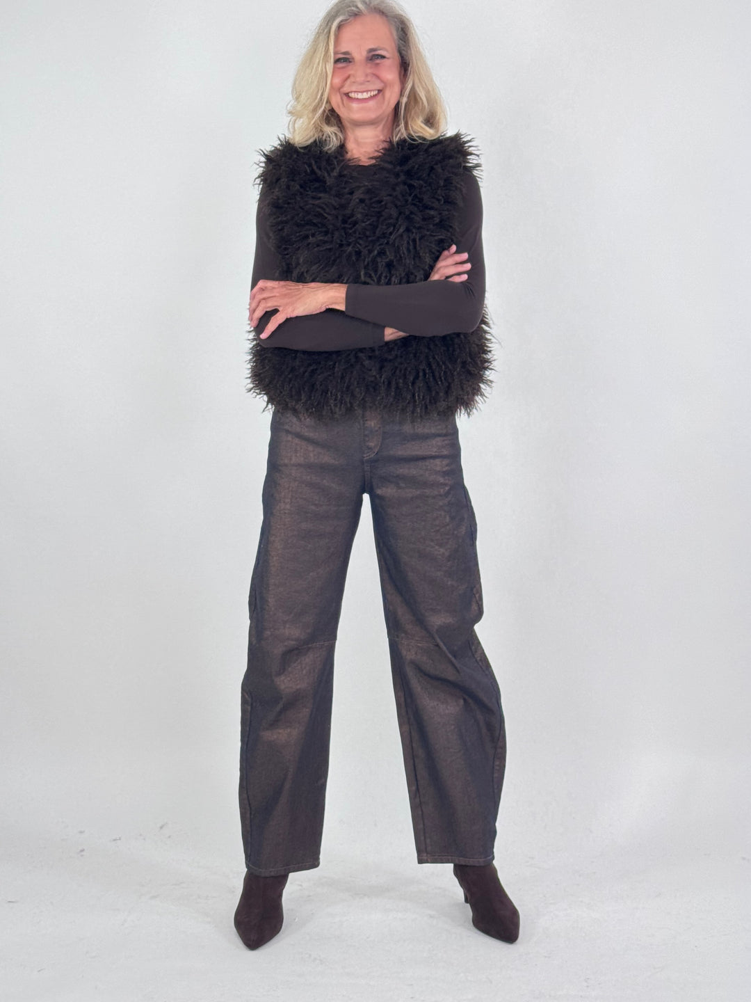 Weste Faux Fur