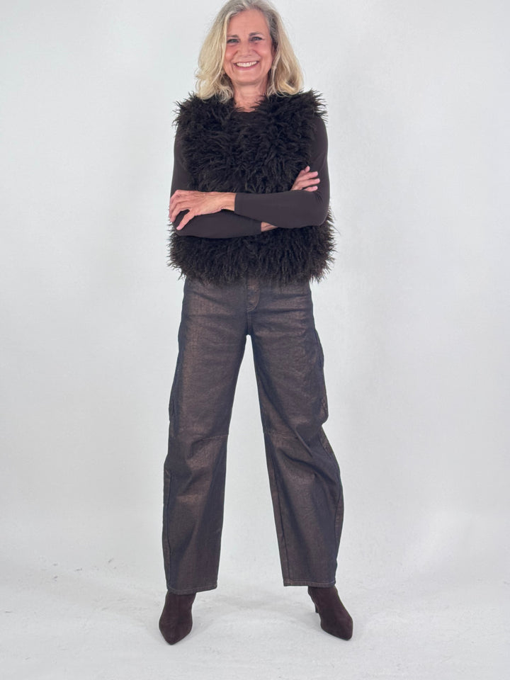 Weste Faux Fur