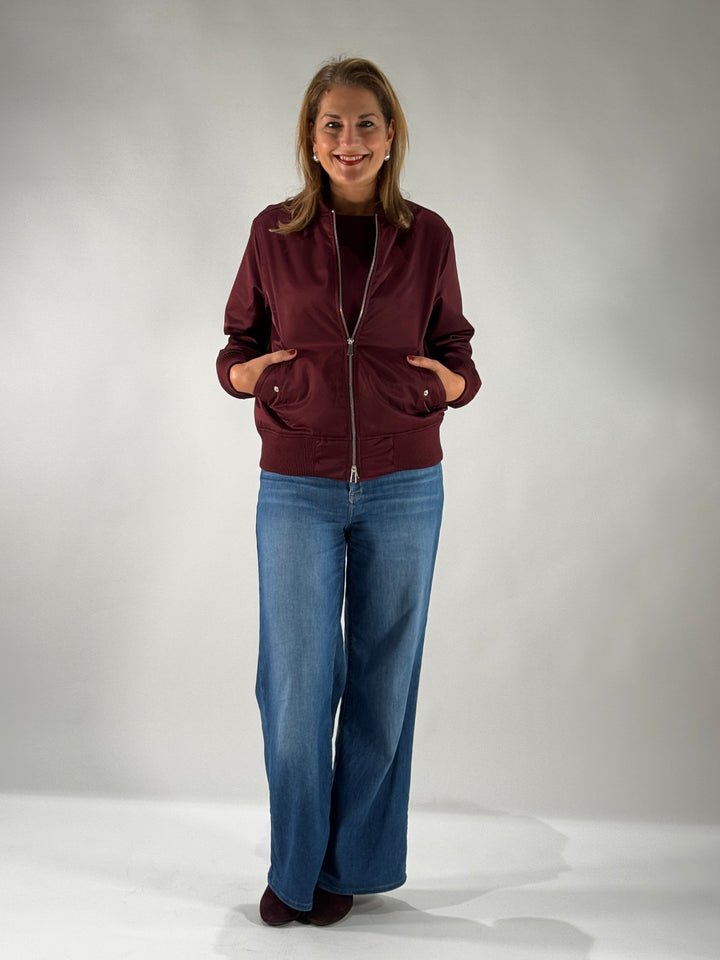 Bomber-Jacke Bordeaux