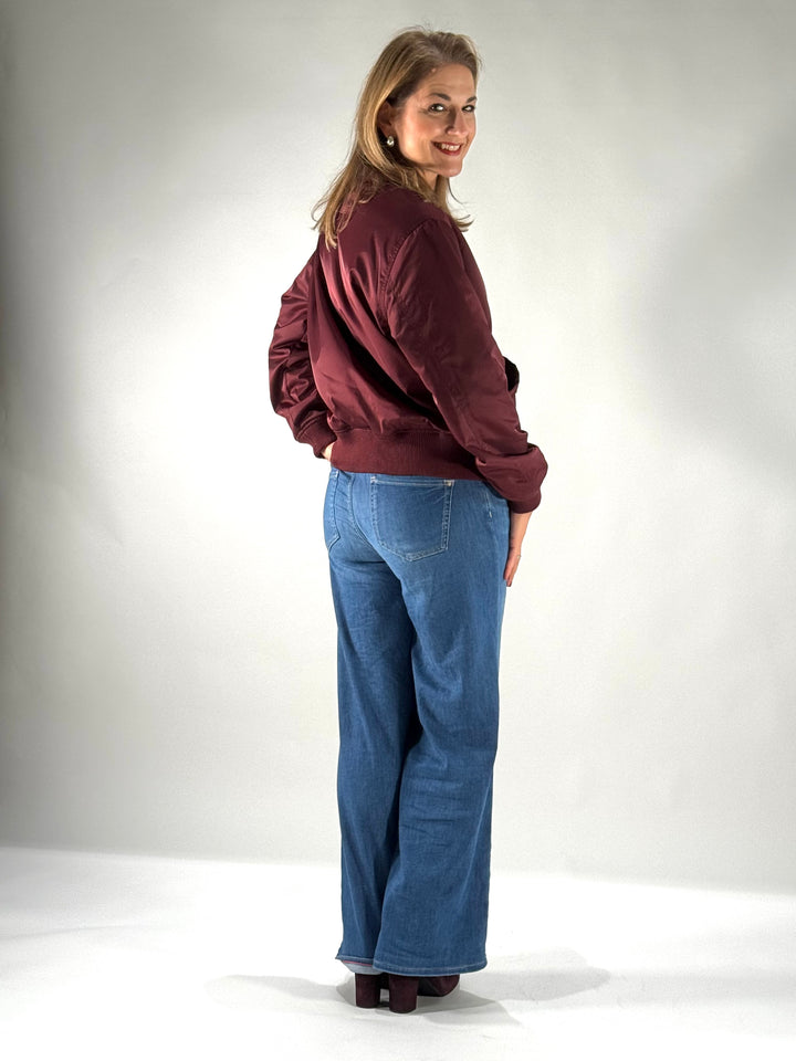 Bomber-Jacke Bordeaux