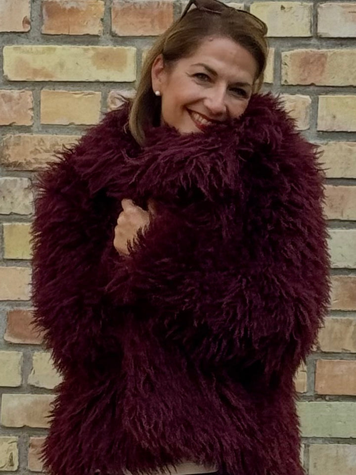 Fake Fur Jacke Langhaar