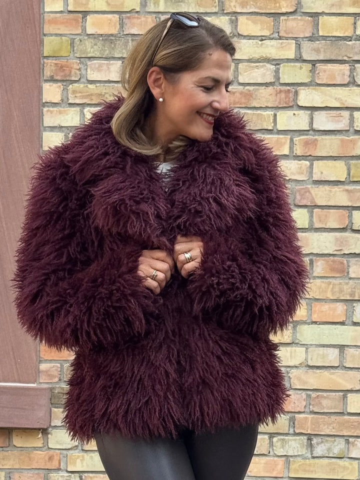 Fake Fur Jacke Langhaar