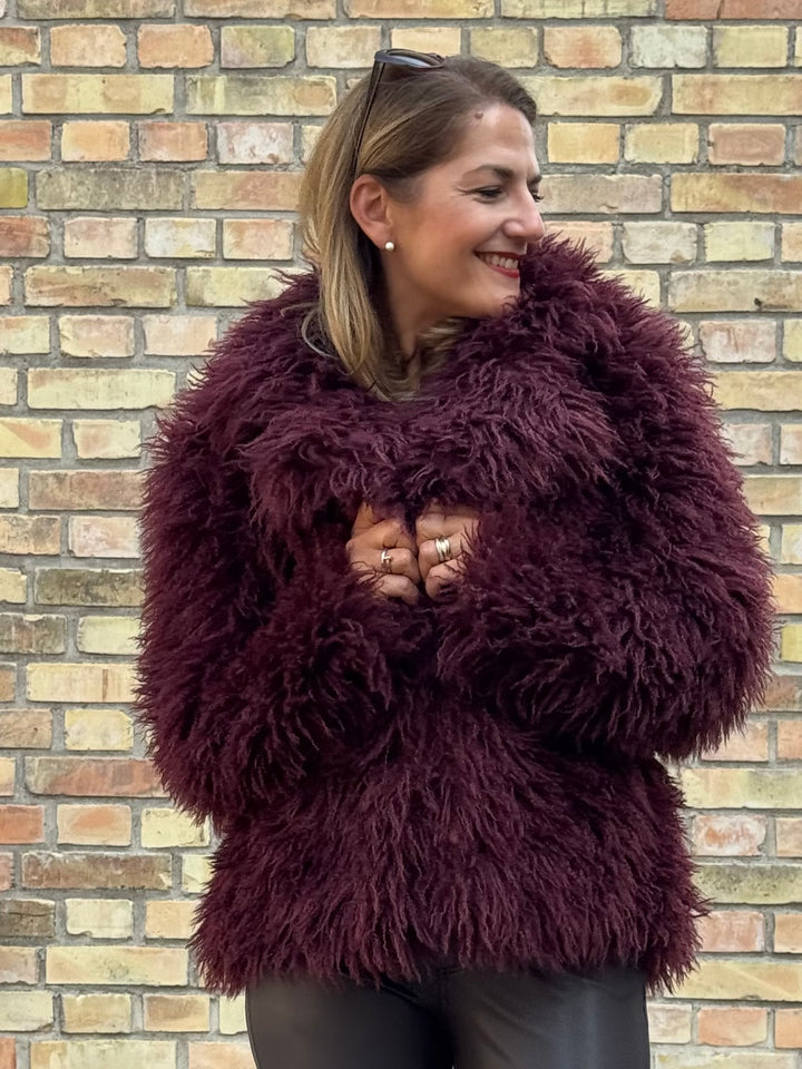 Fake Fur Jacke Langhaar