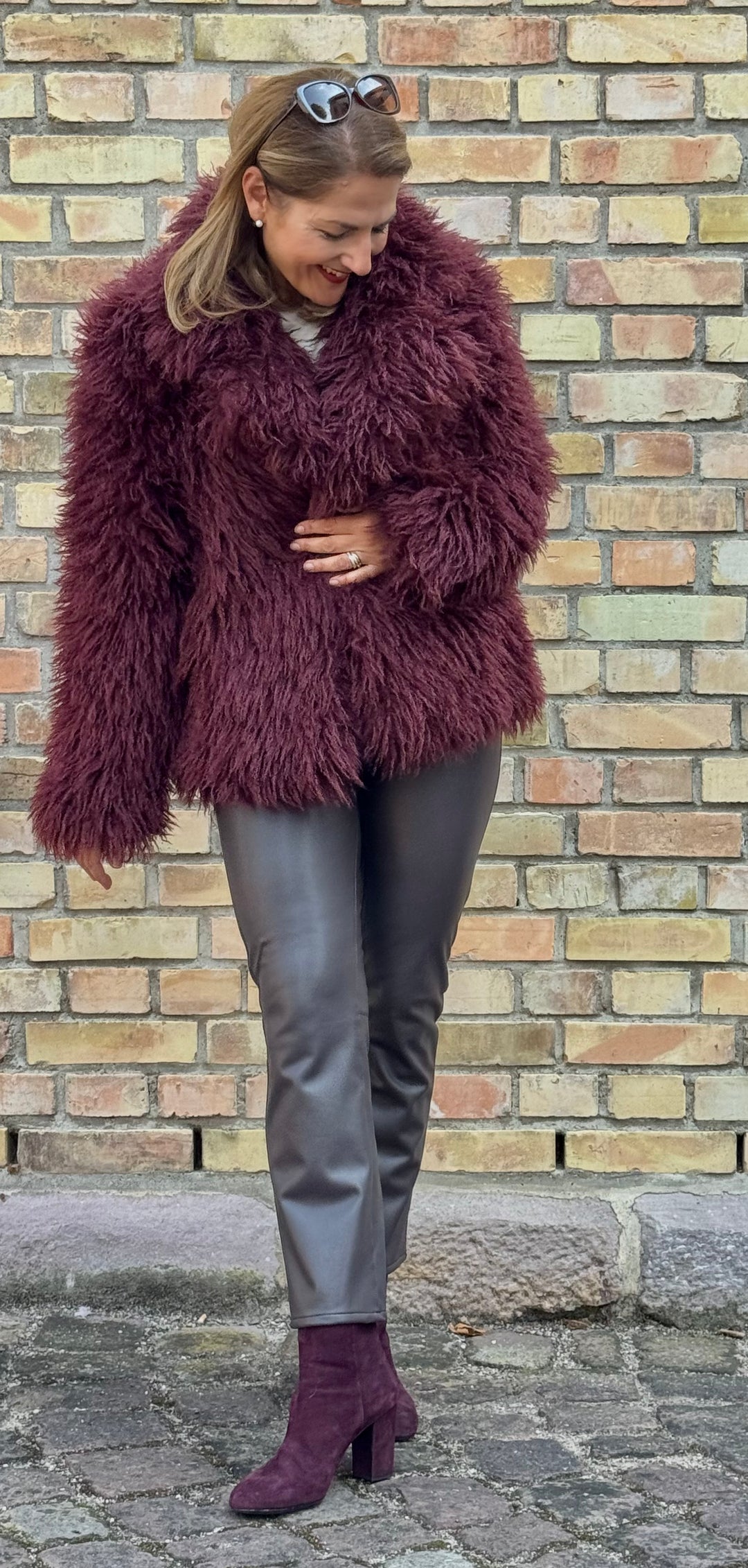 Fake Fur Jacke Langhaar