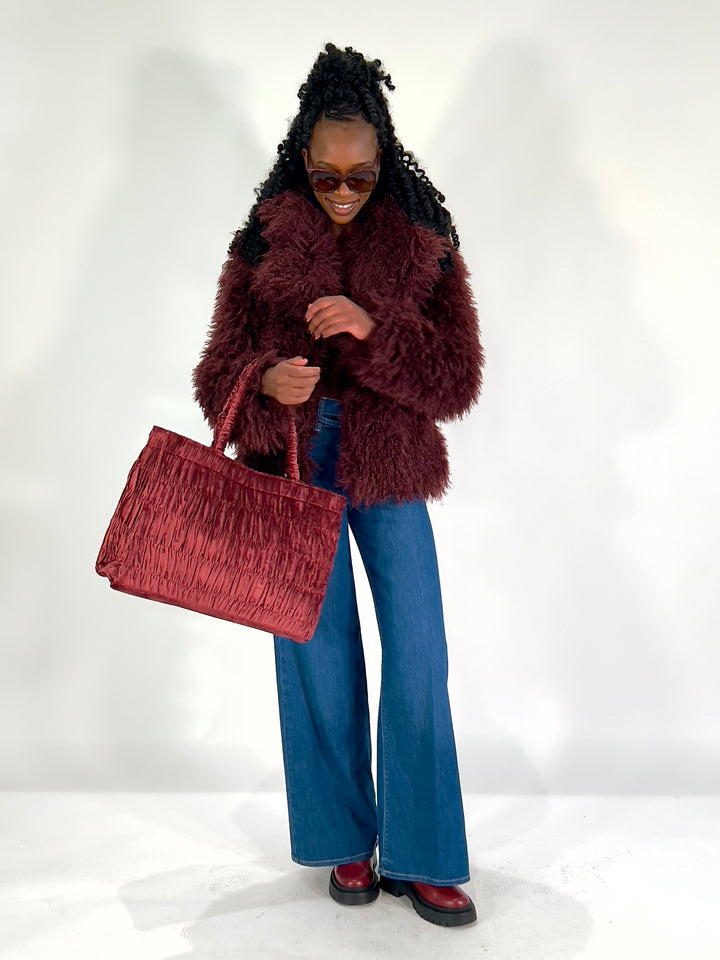 Fake Fur Jacke Langhaar