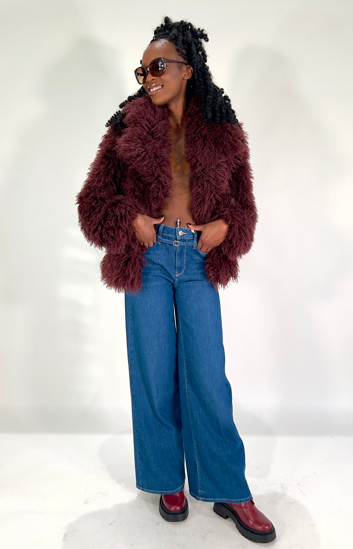 Fake Fur Jacke Langhaar