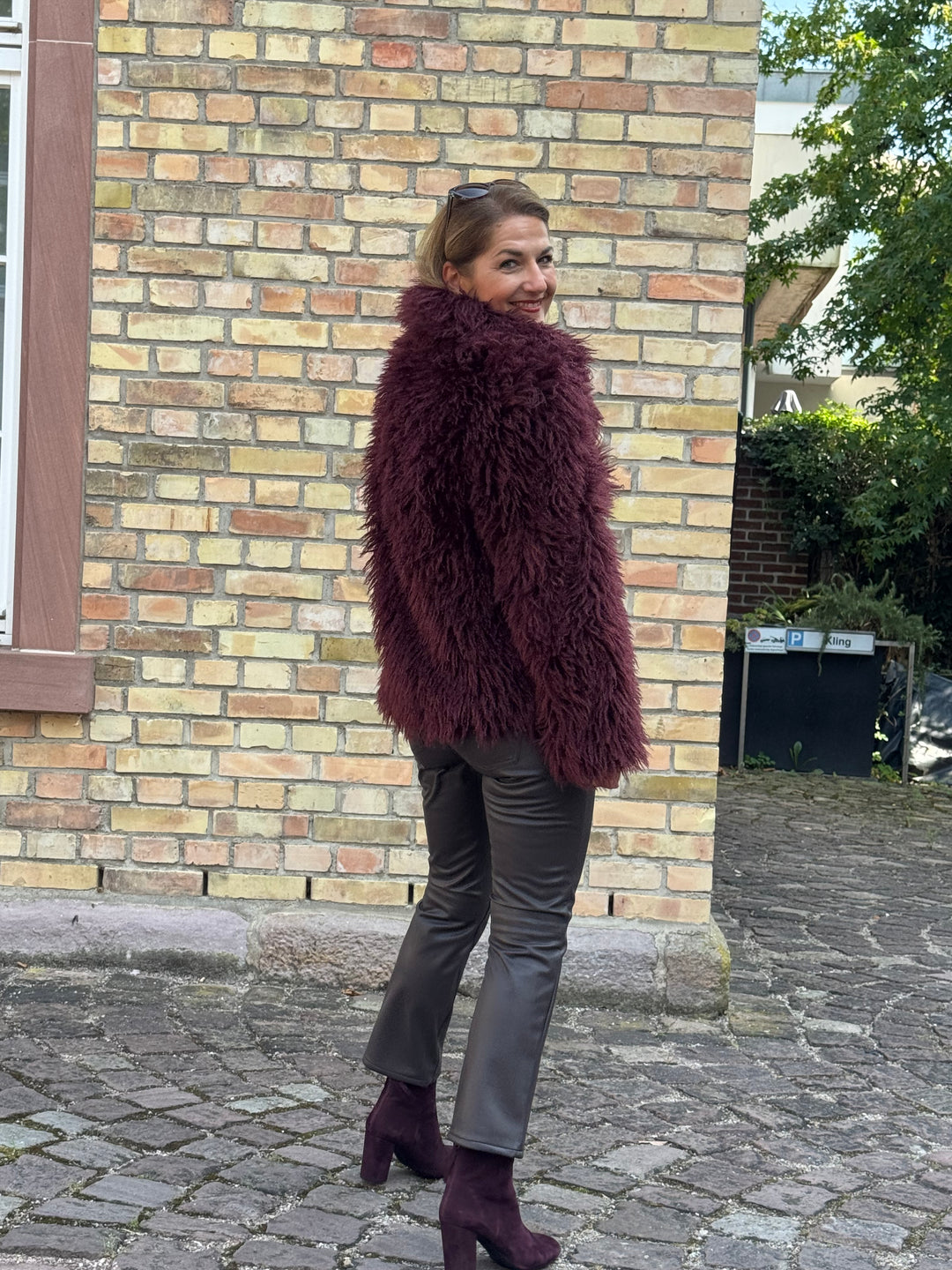 Fake Fur Jacke Langhaar