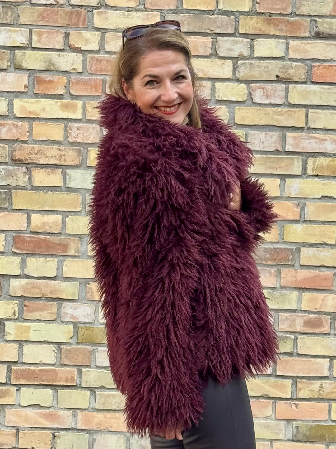Fake Fur Jacke Langhaar