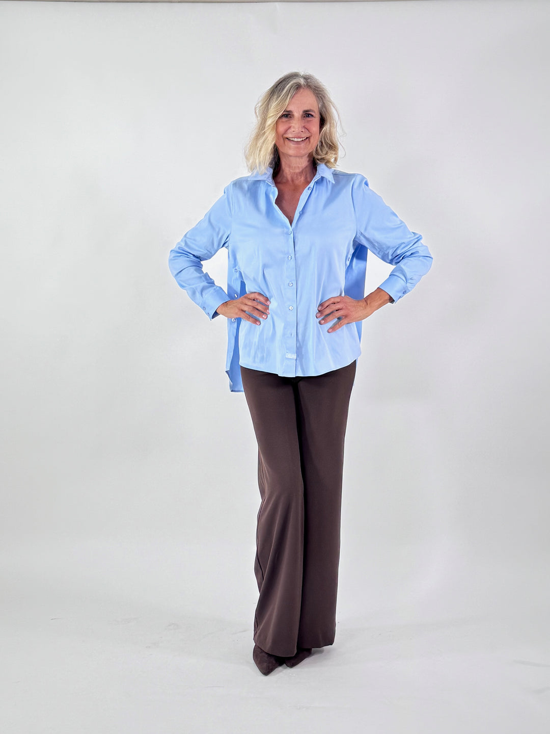 Hemdbluse A-Shape & Side Slits