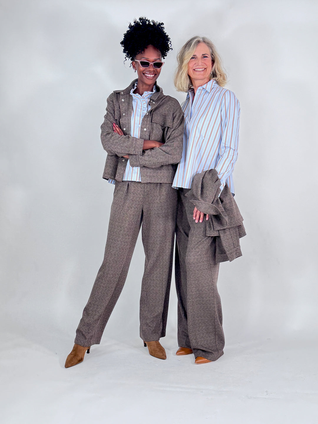 Interlock-Jacke Herringbone
