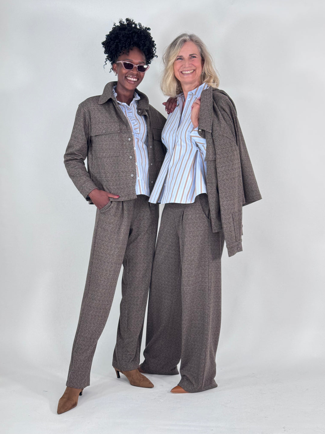 Interlock-Jacke Herringbone