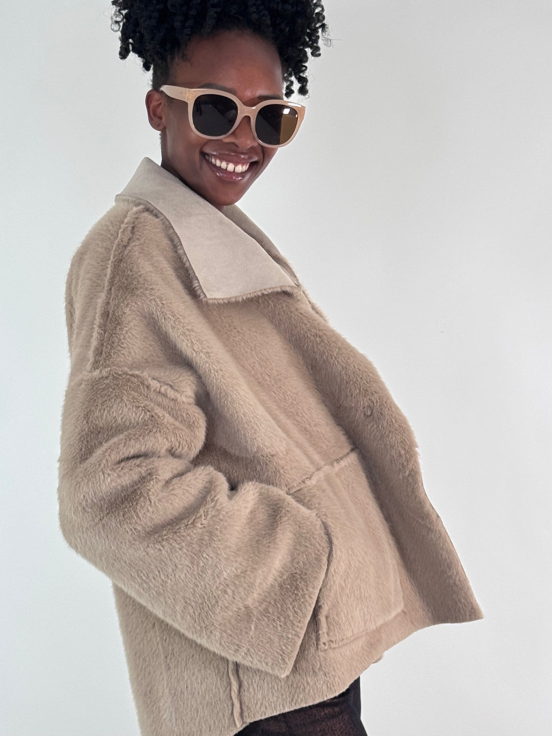 Wende Jacke Fake Fur