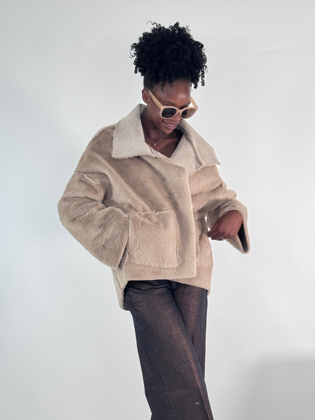 Wende Jacke Fake Fur