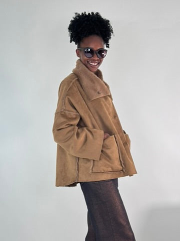 Wende Jacke Fake Fur