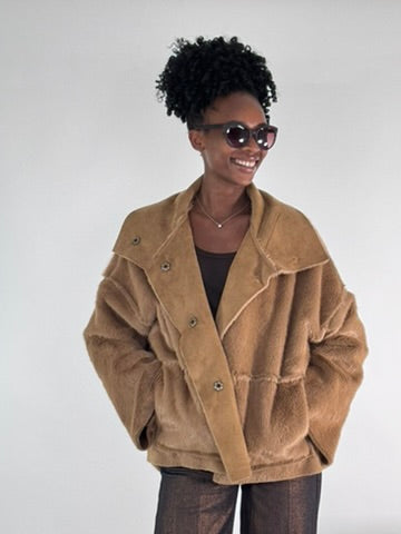 Wende Jacke Fake Fur