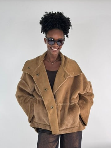 Wende Jacke Fake Fur