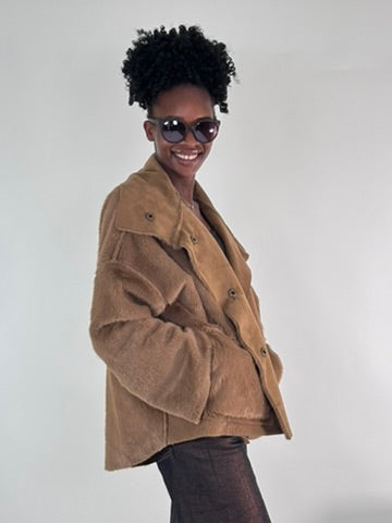 Wende Jacke Fake Fur