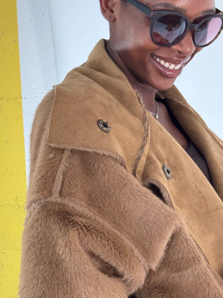 Wende Jacke Fake Fur
