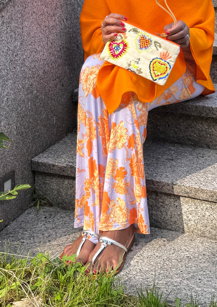Hose Spino - Fleurs Orange