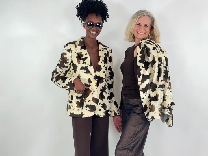 Blazer - Hillary im Cow Print