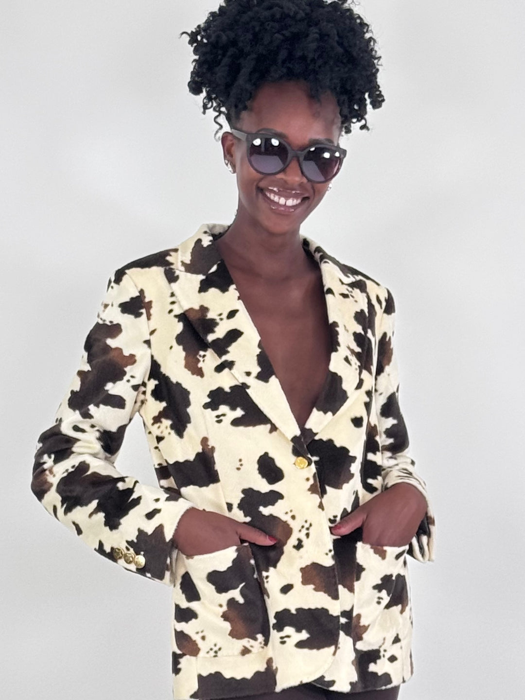 Blazer - Hillary im Cow Print