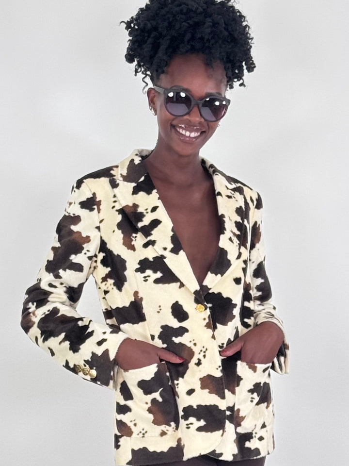Blazer - Hillary im Cow Print