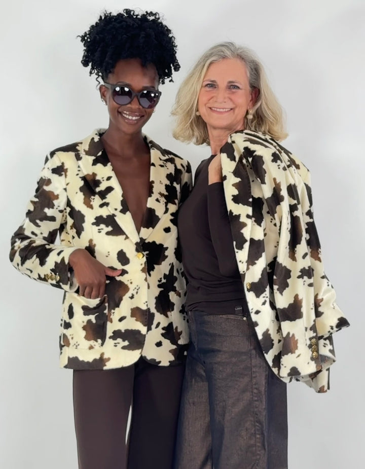 Blazer - Hillary im Cow Print