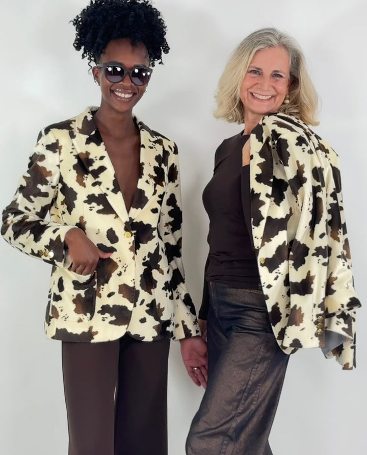 Blazer - Hillary im Cow Print