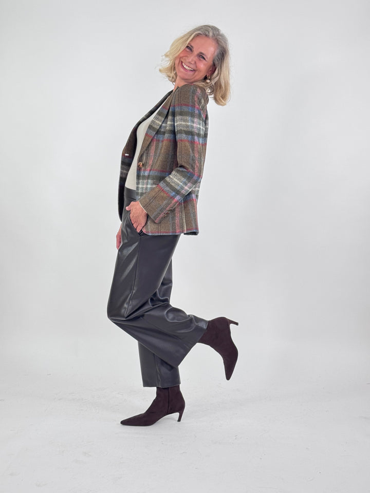 Blazer - Heather im Karo-Design