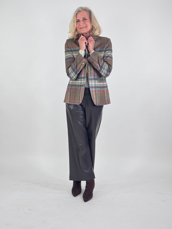 Blazer - Heather im Karo-Design