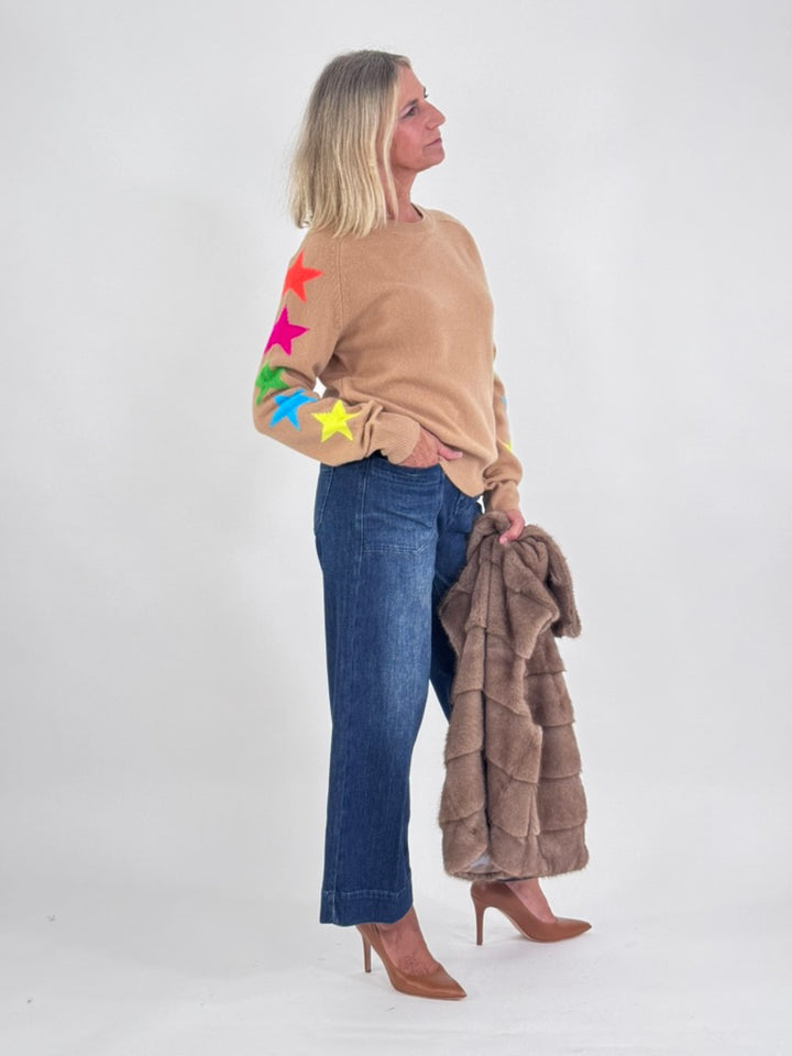 Rundhals Pullover - Estrellas