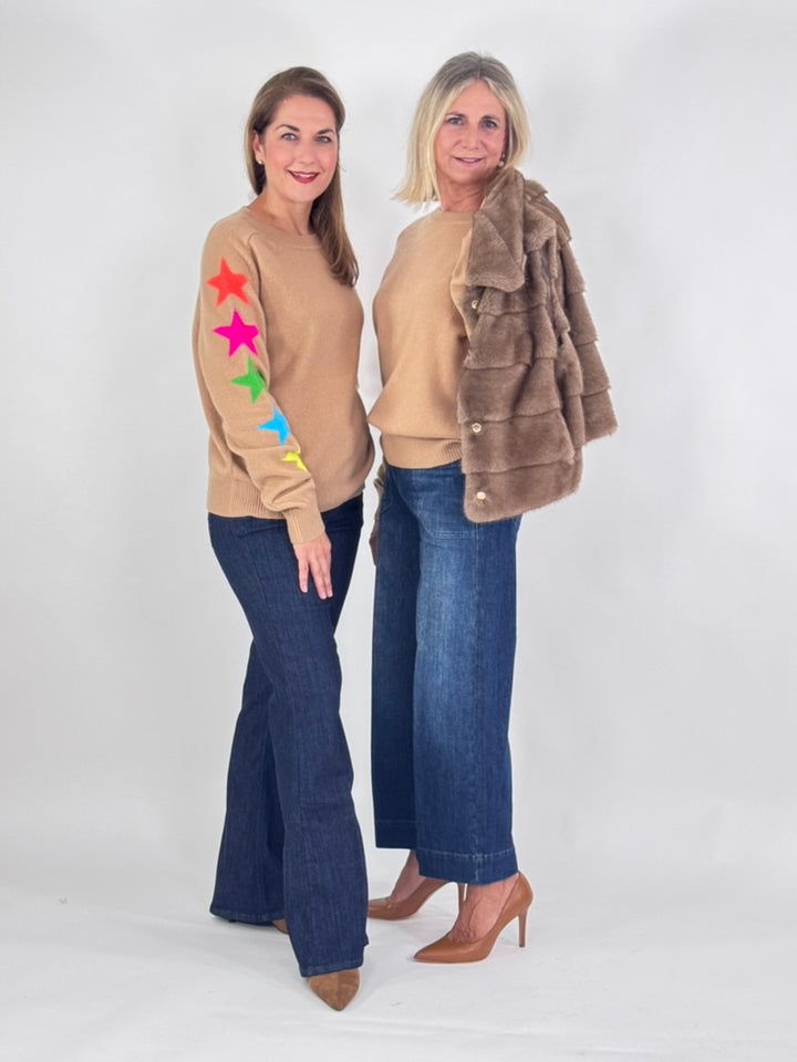 Rundhals Pullover - Estrellas