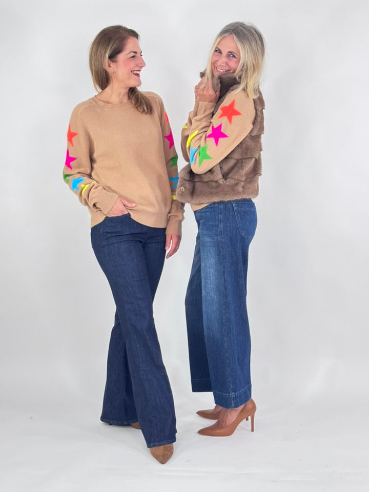 Rundhals Pullover - Estrellas