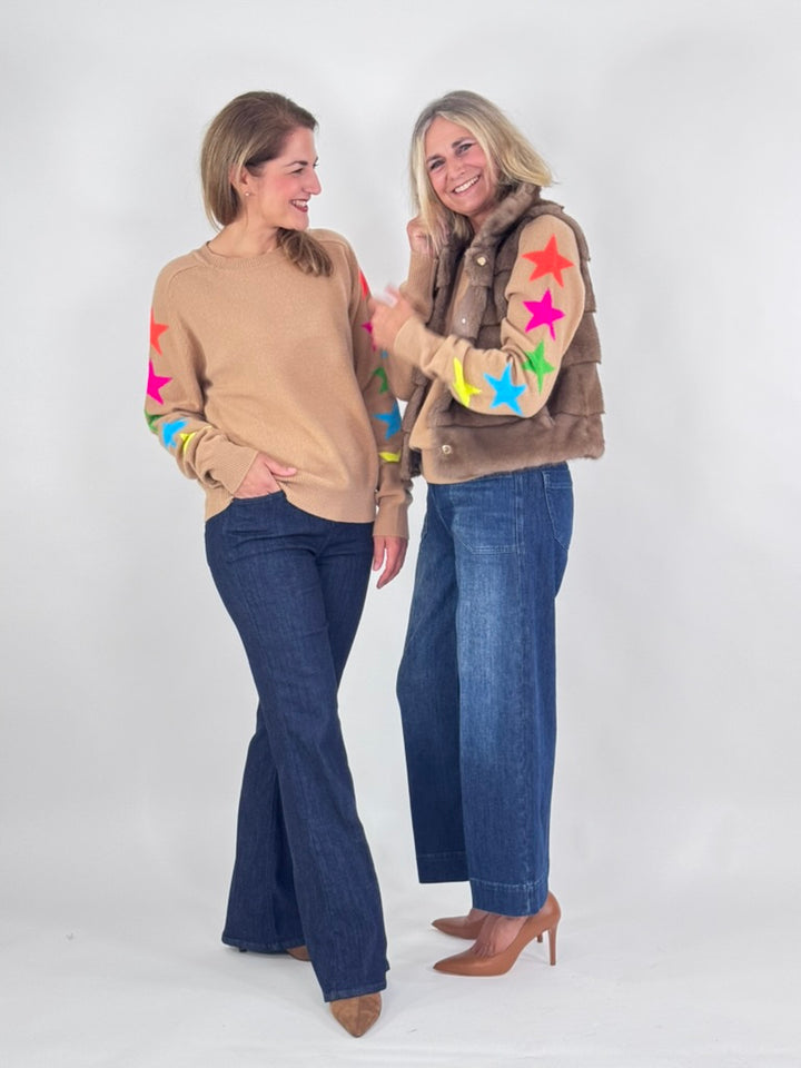 Rundhals Pullover - Estrellas