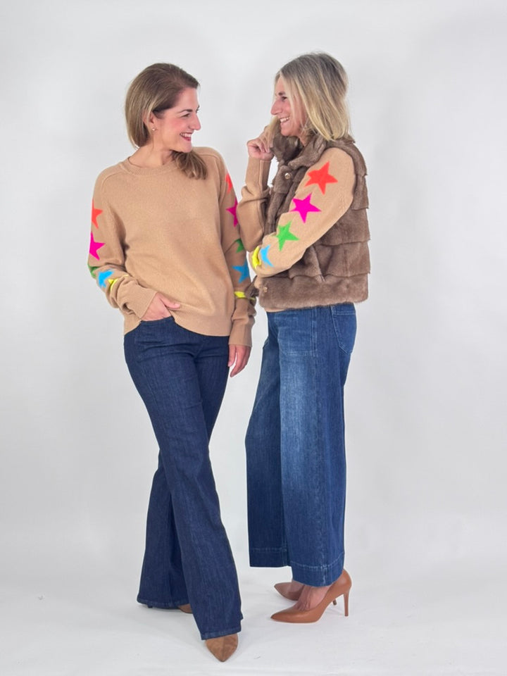 Rundhals Pullover - Estrellas