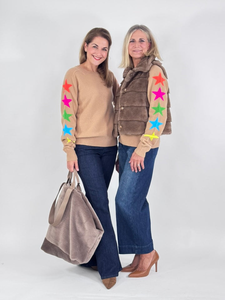 Rundhals Pullover - Estrellas