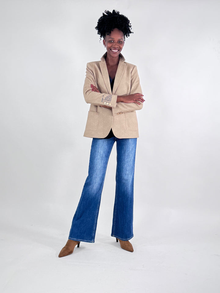 Blazer Harlow im Herringbone-Design