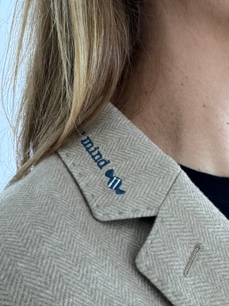Blazer Harlow im Herringbone-Design