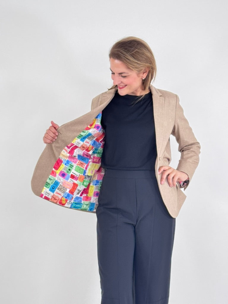 Blazer Harlow im Herringbone-Design