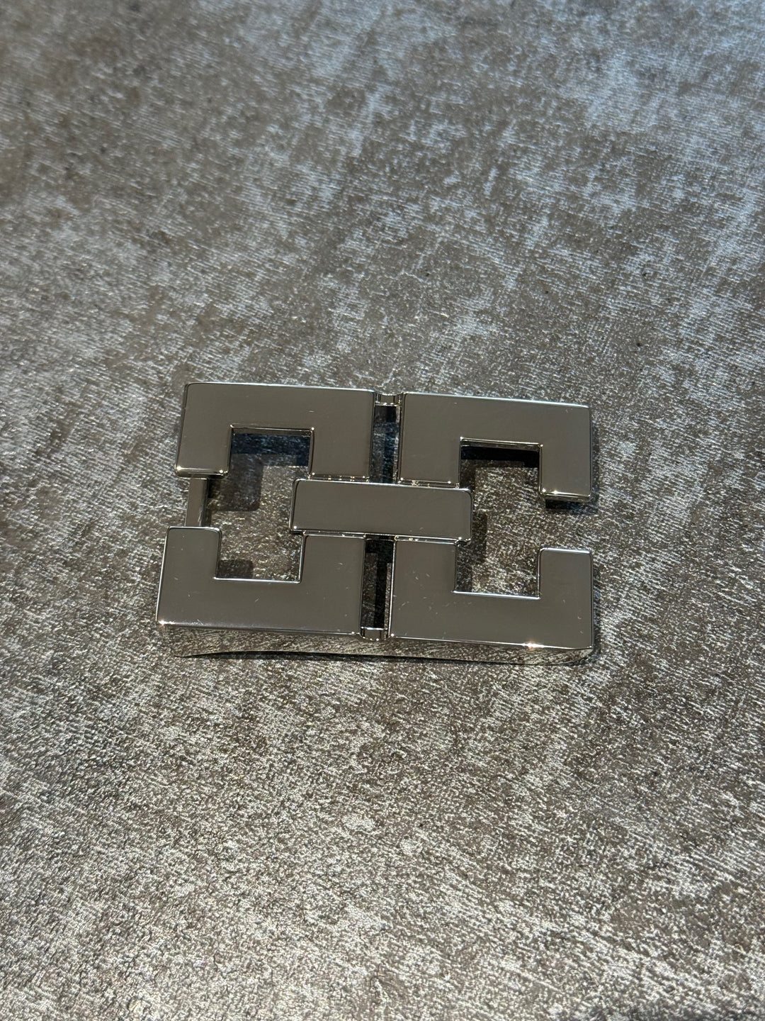 Gürtel-Schließe Sonja 40 mm in Silber