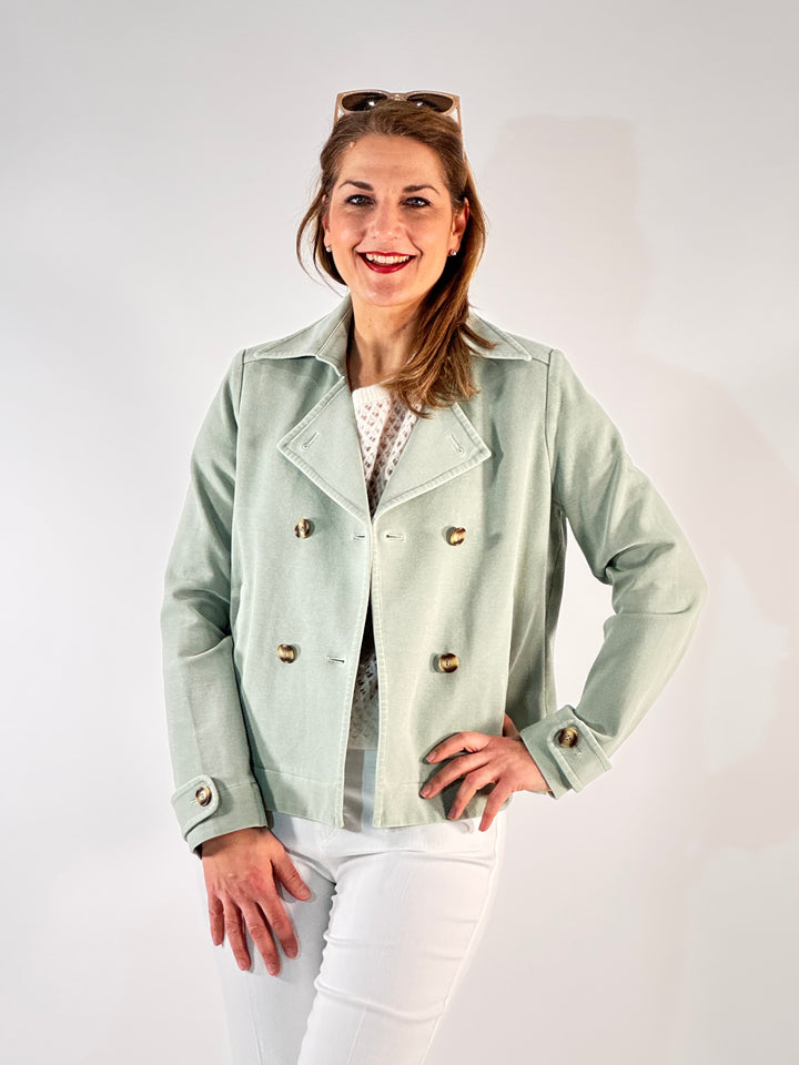 Trenchjacke mit einzigartiger Färbung