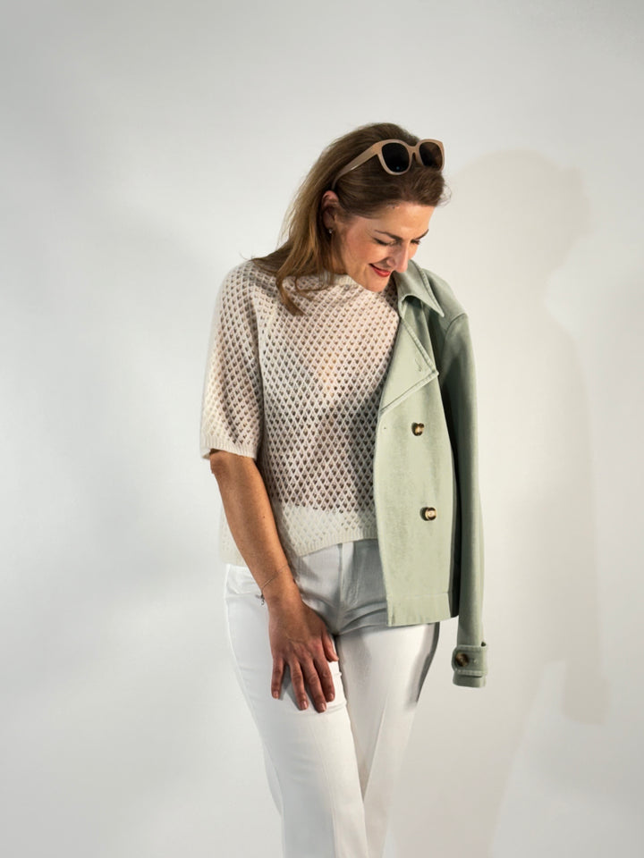 Trenchjacke mit einzigartiger Färbung