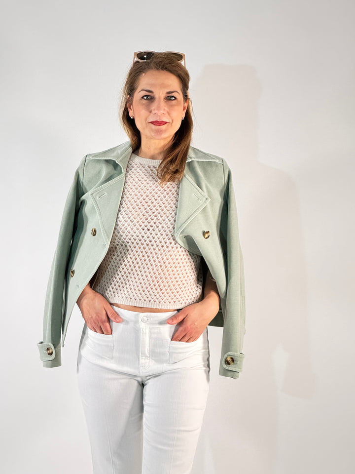 Trenchjacke mit einzigartiger Färbung