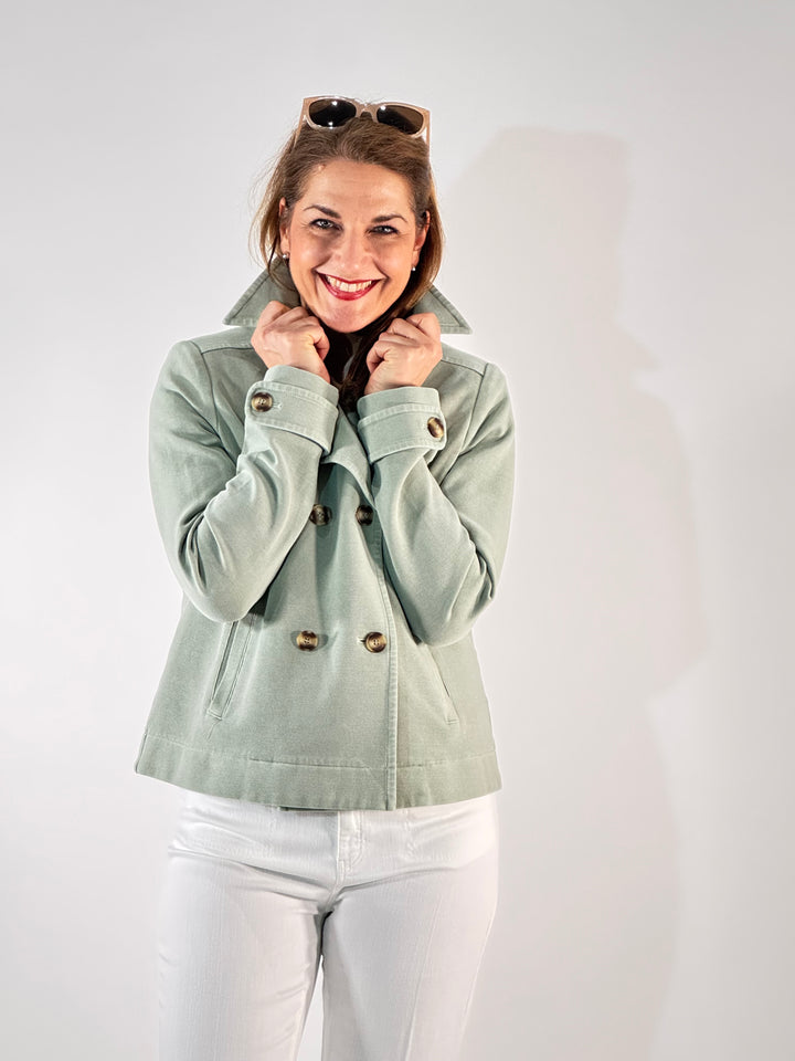 Trenchjacke mit einzigartiger Färbung