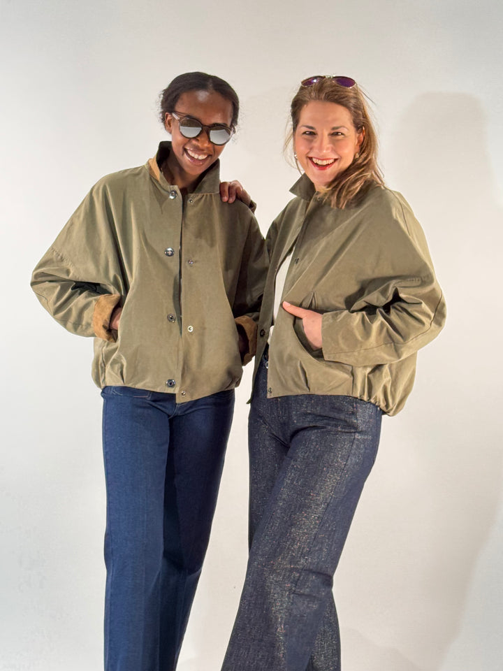 Sommerjacke aus gewachster Baumwolle