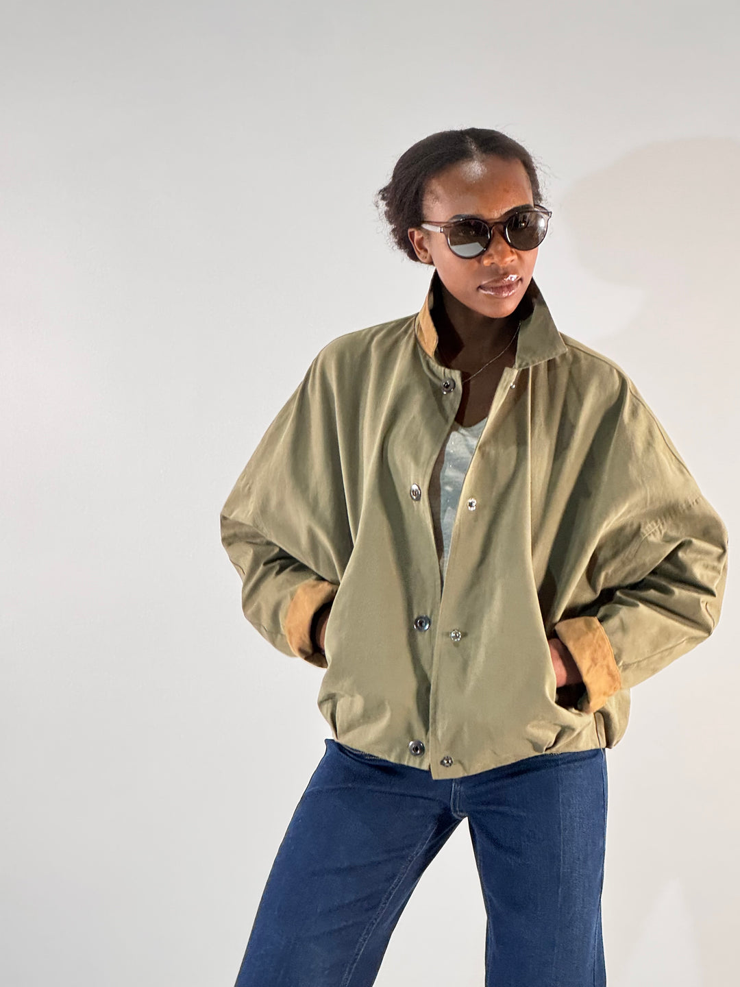 Sommerjacke aus gewachster Baumwolle