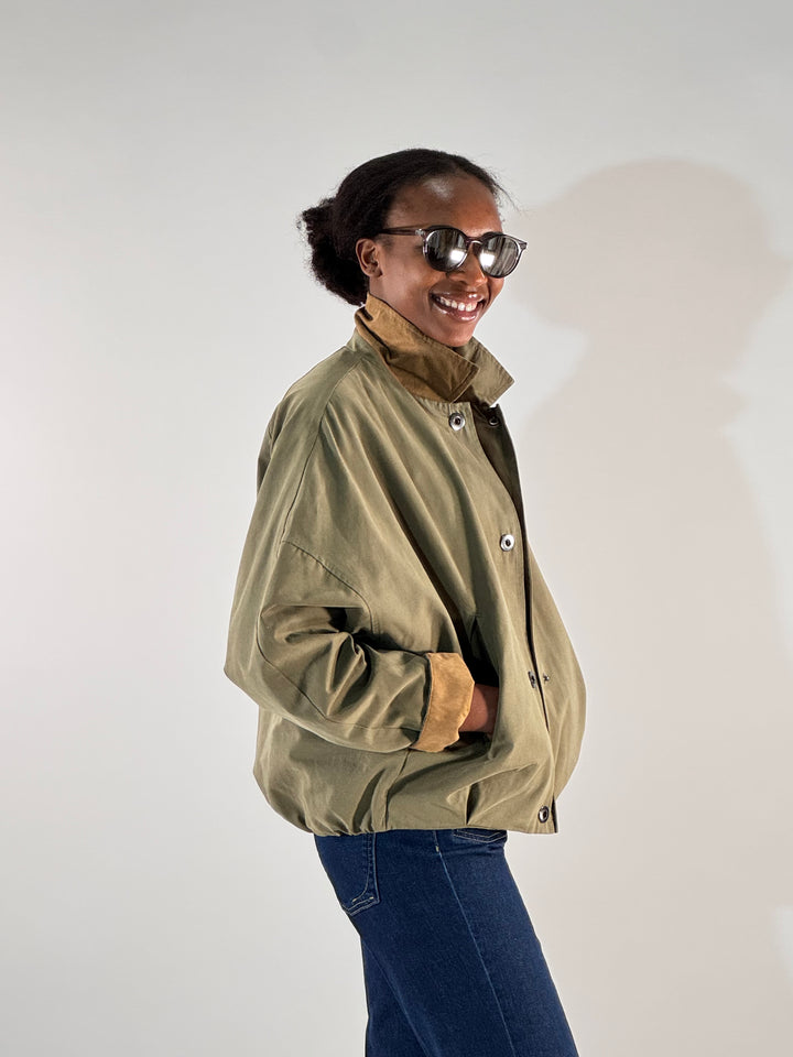 Sommerjacke aus gewachster Baumwolle