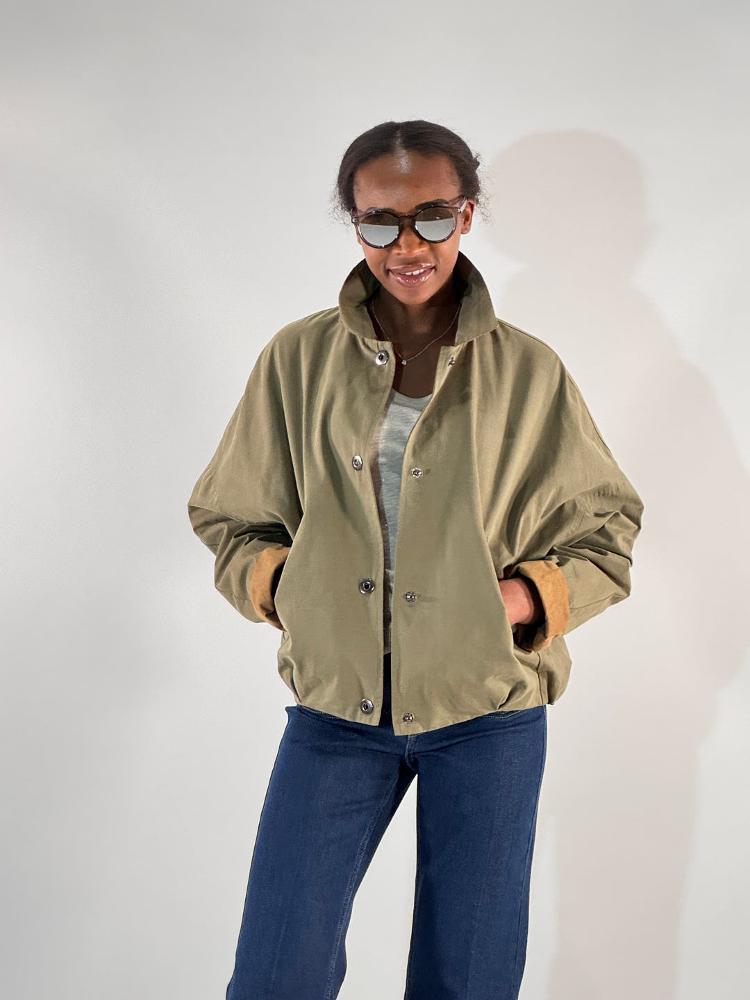 Sommerjacke aus gewachster Baumwolle