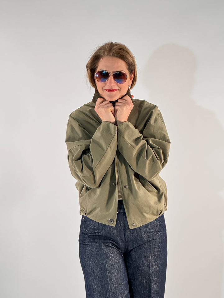 Sommerjacke aus gewachster Baumwolle