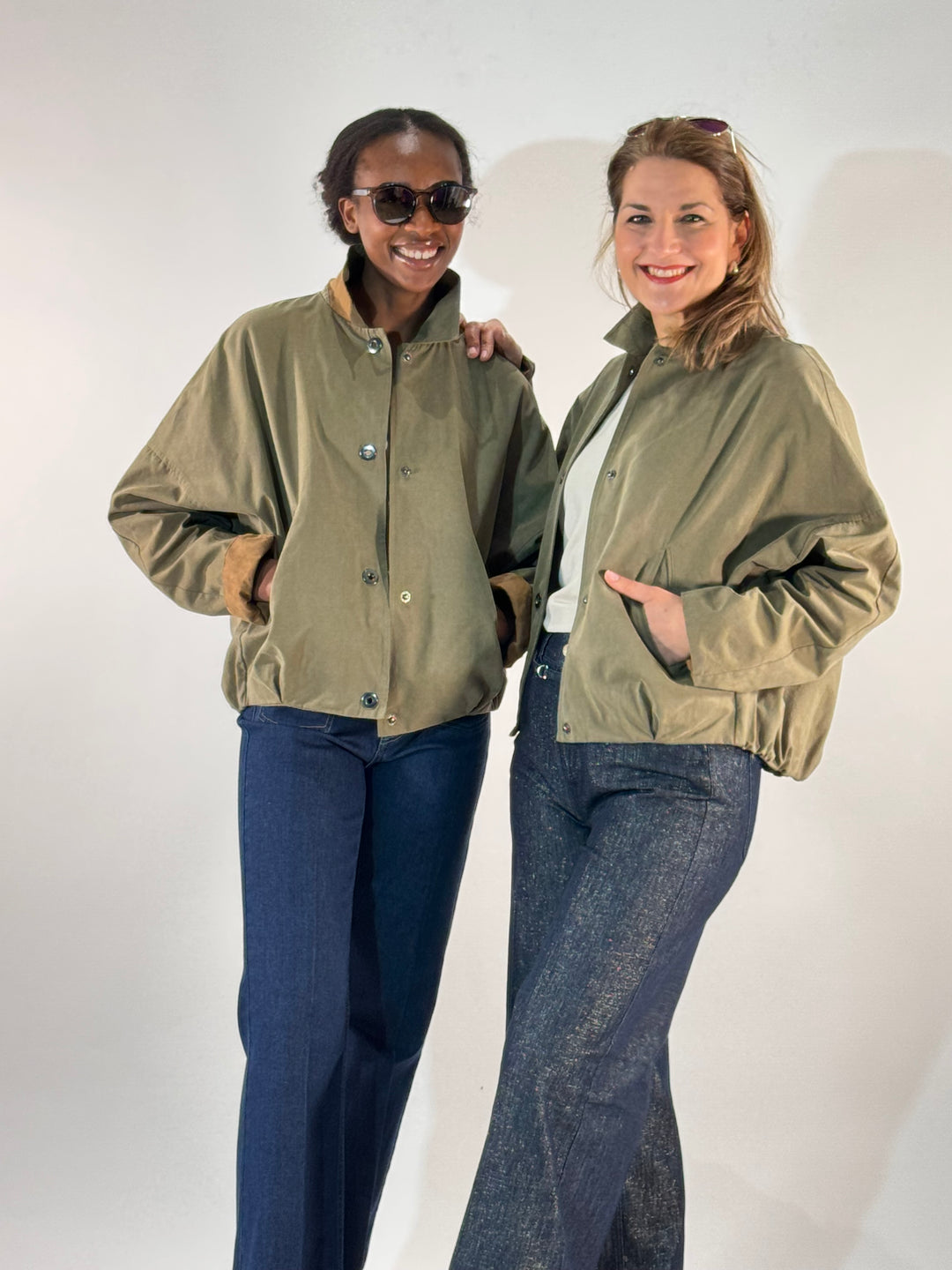 Sommerjacke aus gewachster Baumwolle